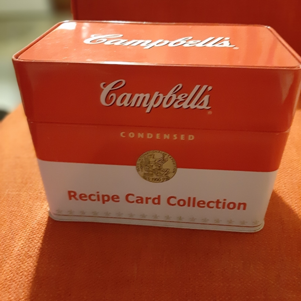 Campbell's Red & White Recipe Card Collection Tin